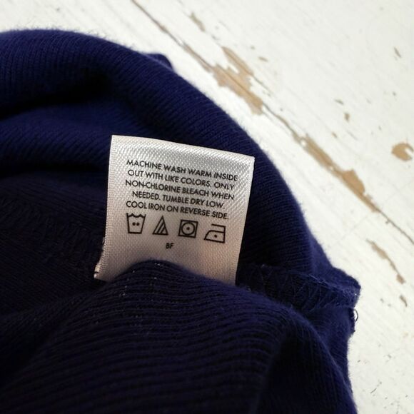 Hanna Andersson Floral Play Dress Girls Sz 8 Pockets Navy Sleeveless - Picture 9 of 12